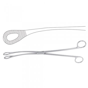 Kelly Uterine Polypus Forcep With Ratchet Stainless Steel, 32 cm - 12 1/2"